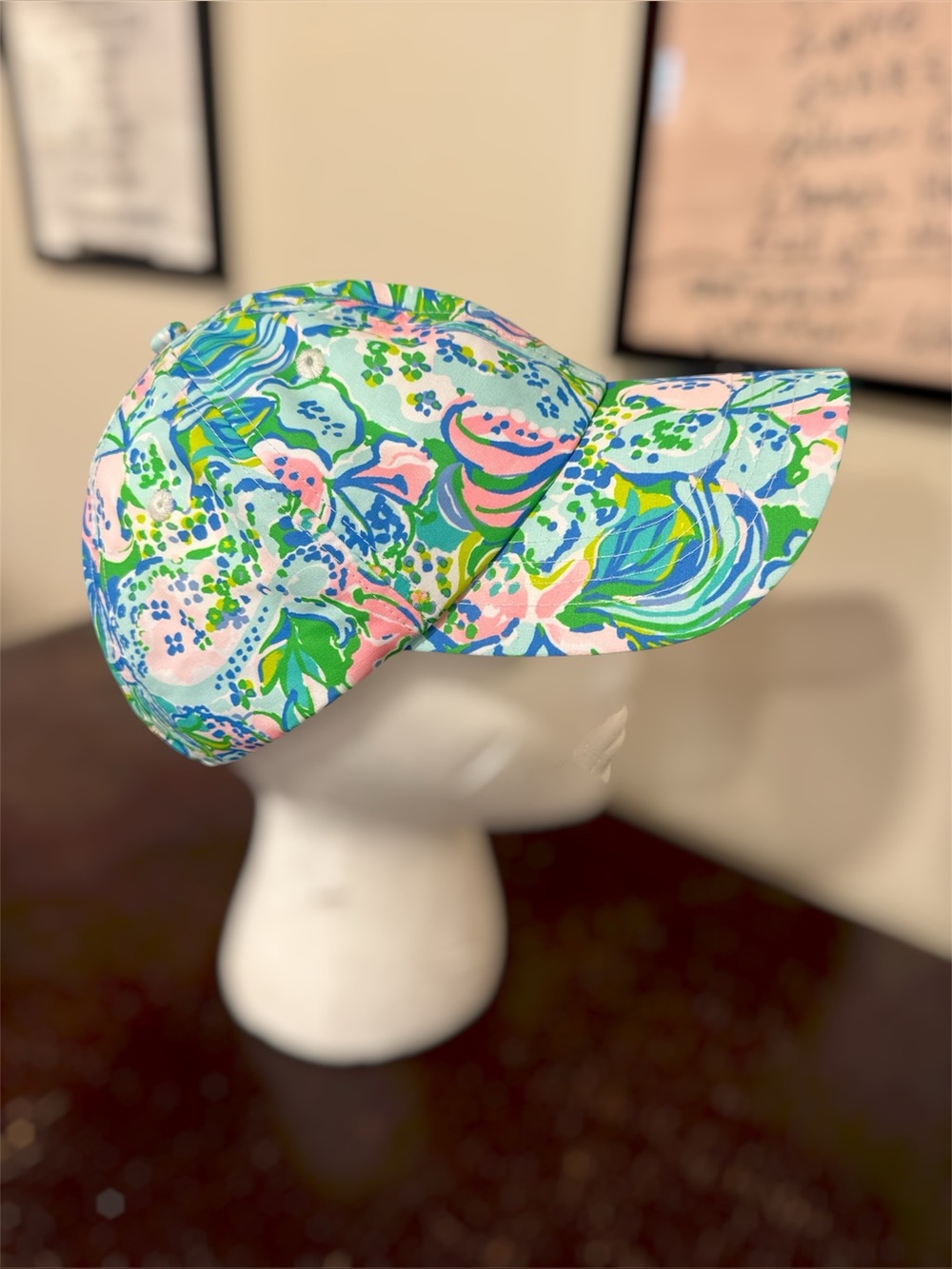 Lilly Pulitzer Run Around Printed Baseball Hat